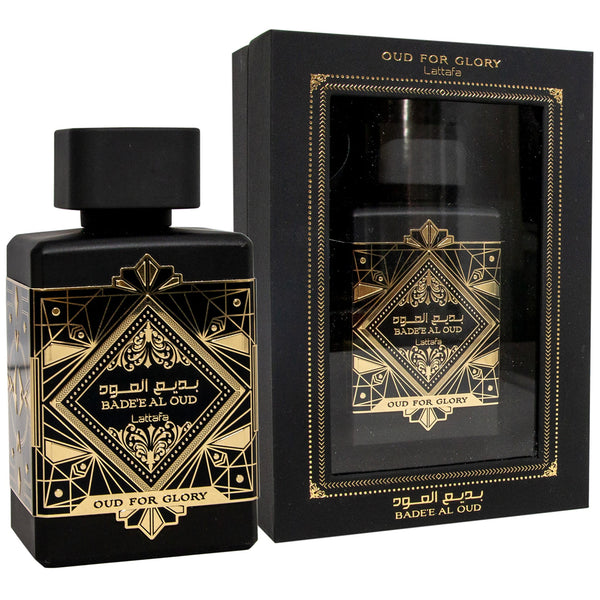OUD FOR GLORY, BADE'E AL OUD, EDP by Lattafa Perfumes, 100ml - lutfi.sg