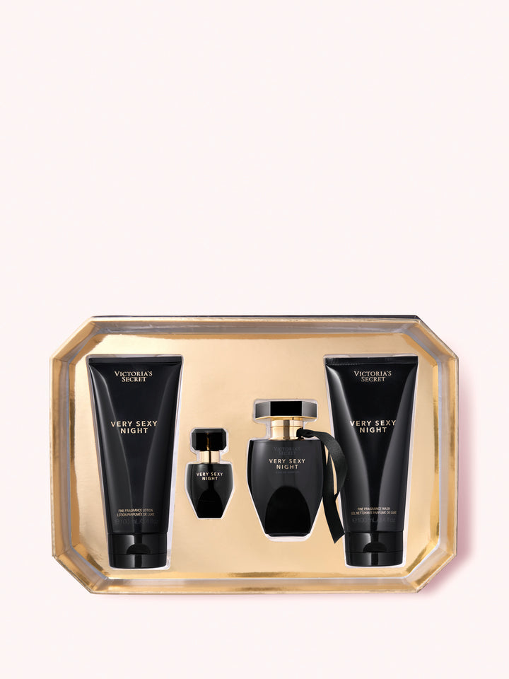 VERY SEXY NIGHT Eau de Parfum (EDP) by Victorias Secret, 4 Piece Set - lutfi.sg