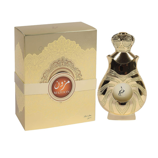 MAZOON GOLD CONCENTRATED PERFUME OIL by Khadlaj Perfumes, 18ml - lutfi.sg