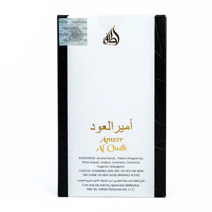 AMEER AL OUDH INTENSE Eau De Parfum by Lattafa Perfumes, 100ml - lutfi.sg