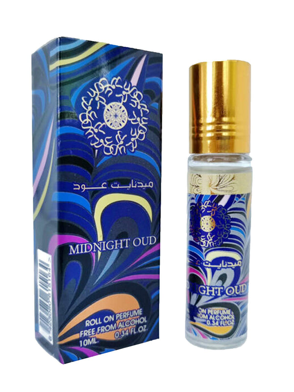 Midnight Oud Roll On Perfume by Ard Al Zaafaran, 10ml