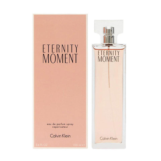 ETERNITY MOMENT Eau De Parfum Spray For Women by Calvin Klein, 100ml - lutfi.sg