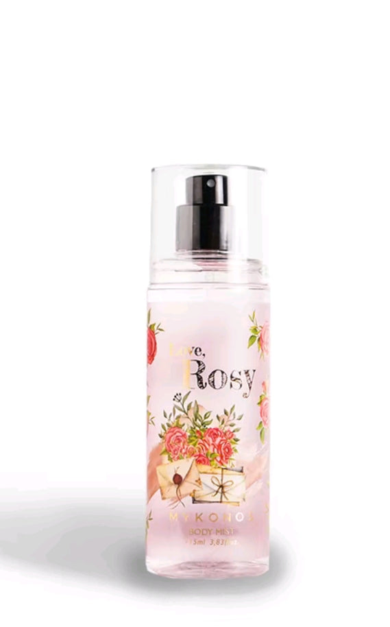 LOVE ROSY BODY MIST by Mykonos 115ml