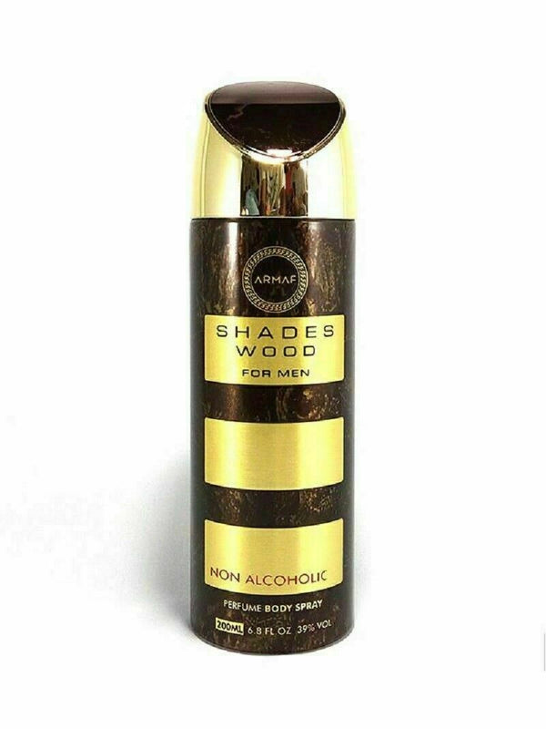 SHADES WOOD Perfume Body Spray for Men By Armaf, 200ml - lutfi.sg