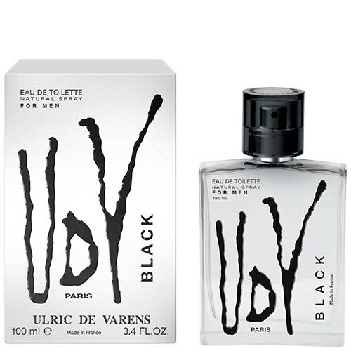 BLACK Eau de Toilette for Men by Ulric De Varens, 100ml - lutfi.sg
