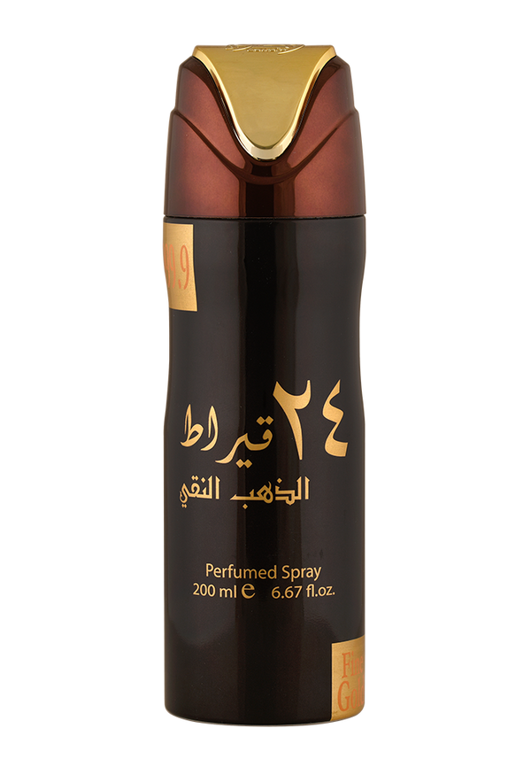 24 CARAT PURE GOLD Perfume Body Spray by Lattafa, 200ml - lutfi.sg