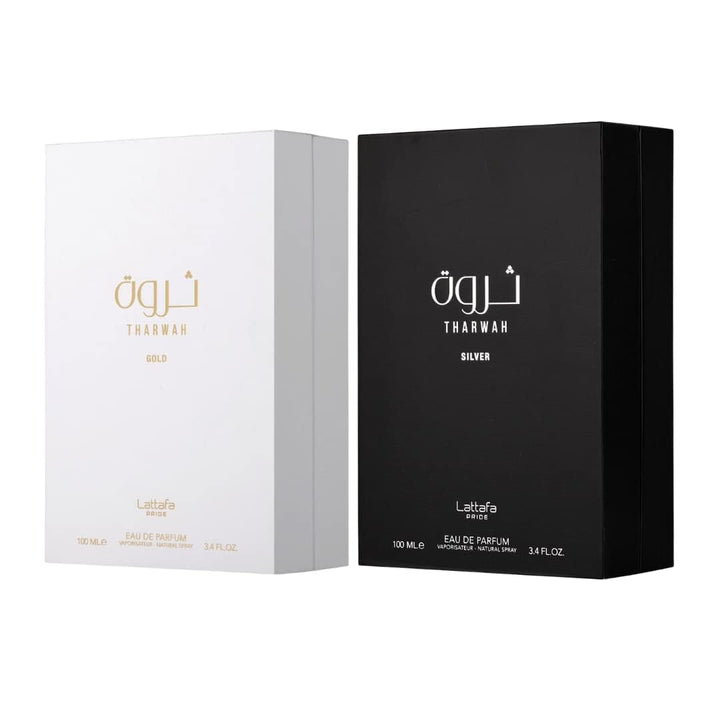 Tharwah Gold & Silver EDP-100ml | by Lattafa Perfumes - lutfi.sg