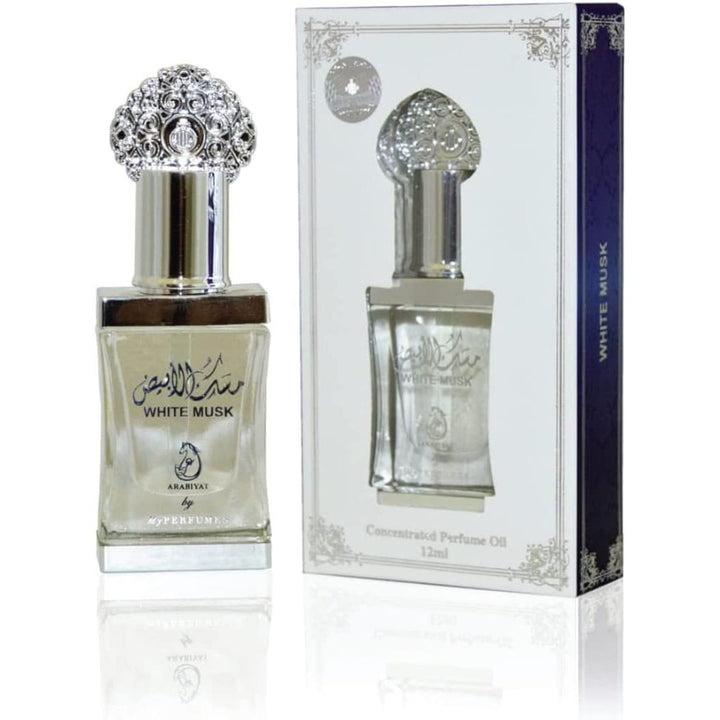 WHITE MUSK, ARABIYAT, Non Alcoholic Concentrated Perfume Oil or Attar for Unisex, 12 ml by My Perfumes - lutfi.sg