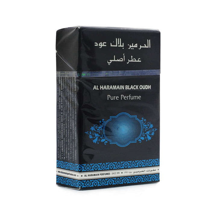 BLACK OUDH Pure Perfume by Al Haramain, 15 ml - lutfi.sg
