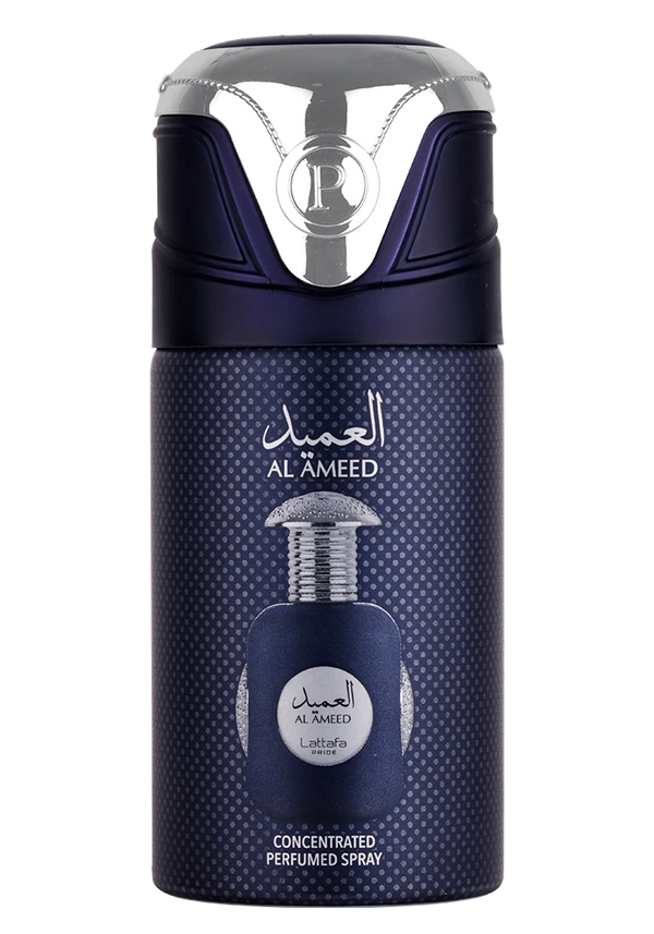 AL AMEED Perfume Body Spray by Lattafa, 250ml - lutfi.sg