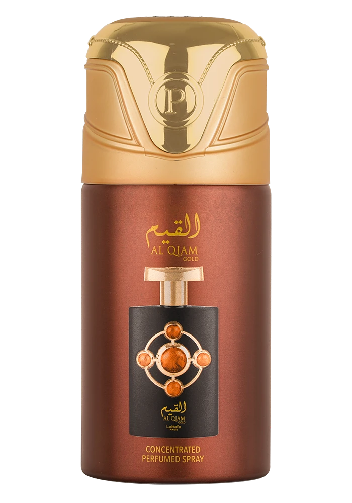 AL QIAM GOLD Perfume Body Spray by Lattafa, 250ml - lutfi.sg