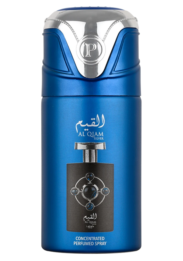 AL QIAM SILVER Perfume Body Spray by Lattafa, 250ml - lutfi.sg