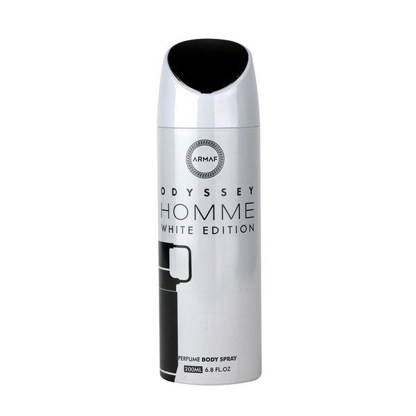 ODYSSEY HOMME WHITE EDITION Perfume Body Spray for Men By Armaf, 200ml - lutfi.sg