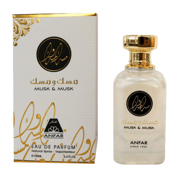 MUSK & MUSK Eau De Parfum by Anfar, 100 ml - lutfi.sg