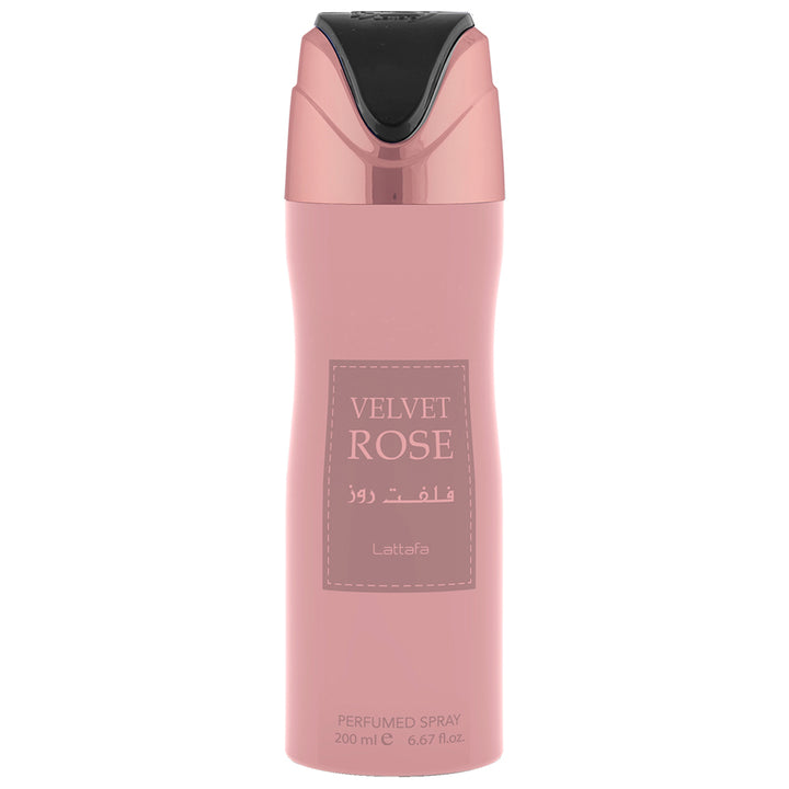 VELVET ROSE Perfume Body Spray for Women by Lattafa, 200ml - lutfi.sg