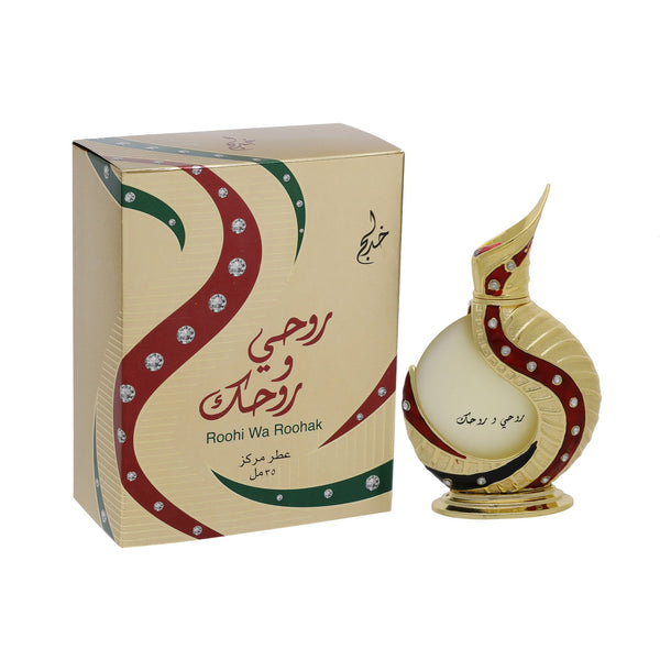 ROOHI WA ROOHAK GOLD CONCENTRATED PERFUME OIL by Khadlaj Perfumes, 20ml - lutfi.sg