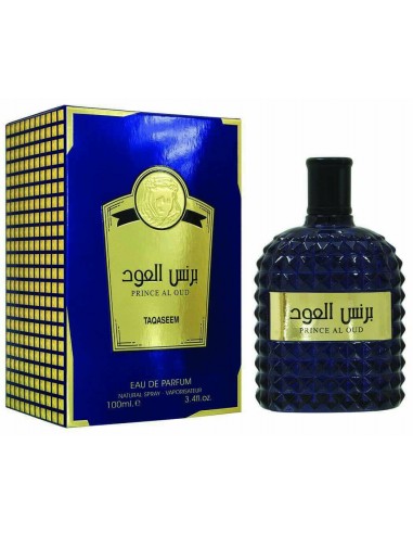 TAQASEEM PRINCE AL OUD EDP by Lattafa Perfumes, 100ml - lutfi.sg