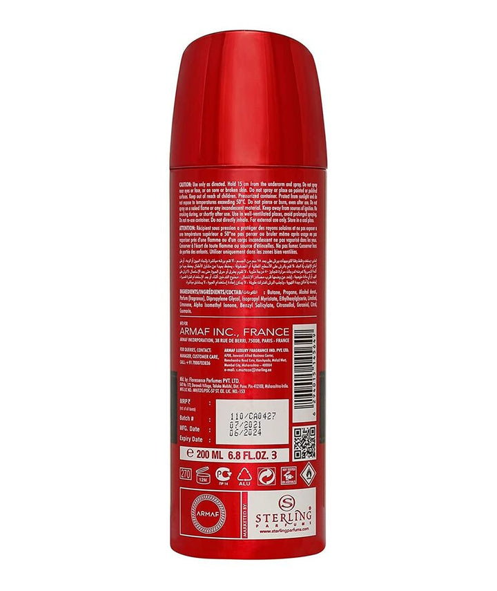 TRES LYRIC Perfume Body Spray for Men By Armaf, 200ml - lutfi.sg